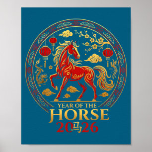 Chinese New Year 2026 Year Of The Horse 4  Poster