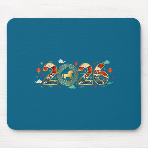 Chinese New Year 2026 Year Of The Horse 9  Mouse Mat
