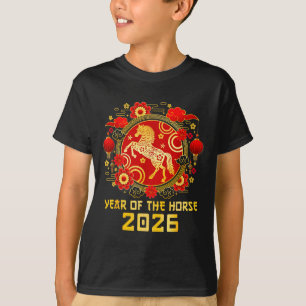 Chinese New Year 2026 Year Of The Horse Happy New T-Shirt