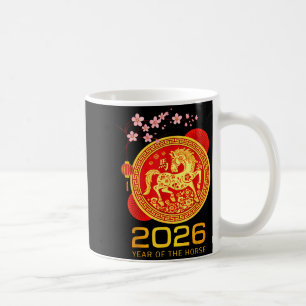 Chinese New Year 2026 Year Of The Horse Lunar New  Coffee Mug