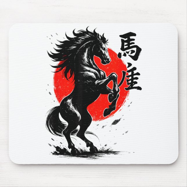 Chinese New Year 2026 Year Of The Horse Lunar New  Mouse Mat (Front)