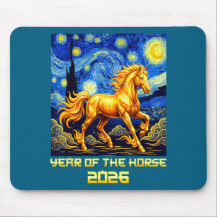 Chinese New Year 2026 Year Of The Horse Lunar New  Mouse Mat