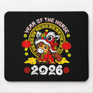 Chinese New Year 2026 Year Of The Horse Lunar New Mouse Mat