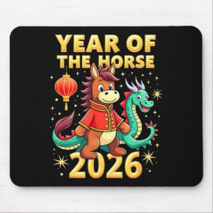 Chinese New Year 2026 Year Of The Horse Mouse Mat