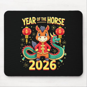 Chinese New Year 2026 Year Of The Horse Mouse Mat
