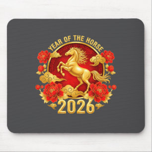 Chinese New Year 2026 Year Of The Horse  Mouse Mat