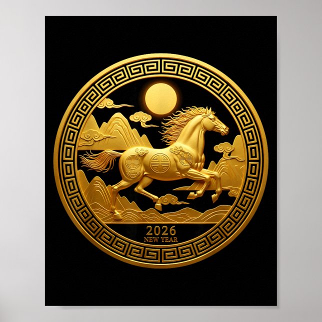 Chinese New Year 2026 Year Of The Horse  Poster (Front)