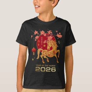 Chinese New Year 2026 Year Of The Horse  T-Shirt
