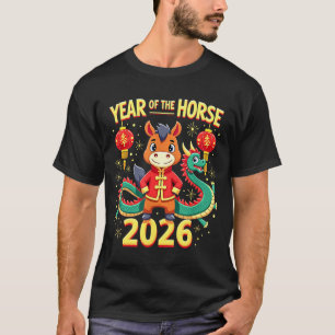 Chinese New Year 2026 Year Of The Horse  T-Shirt