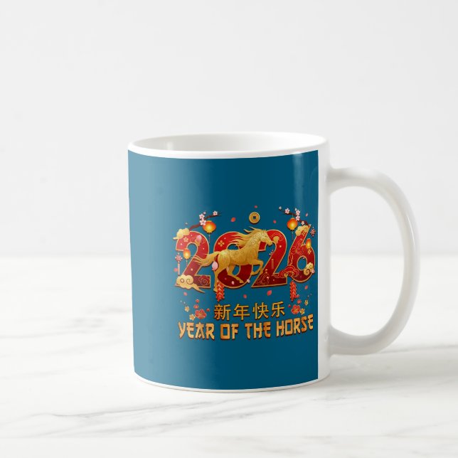 Chinese New Year 2026 Year Of The Horse Tees  Coffee Mug (Right)