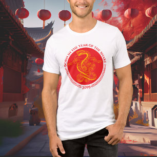 Chinese New Year Born in the Year of the Snake Tri-Blend Shirt