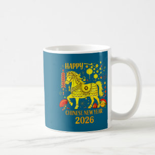 Chinese New Year Clothing Year Of The Horse 2026  Coffee Mug