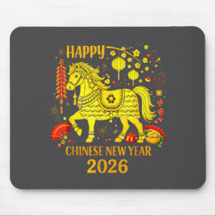 Chinese New Year Clothing Year Of The Horse 2026 Mouse Mat