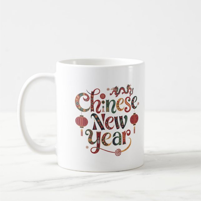 Chinese New year Coffee Mug (Left)