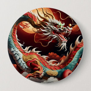 Chinese New Year Dragon 2024 But03 10 Cm Round Badge