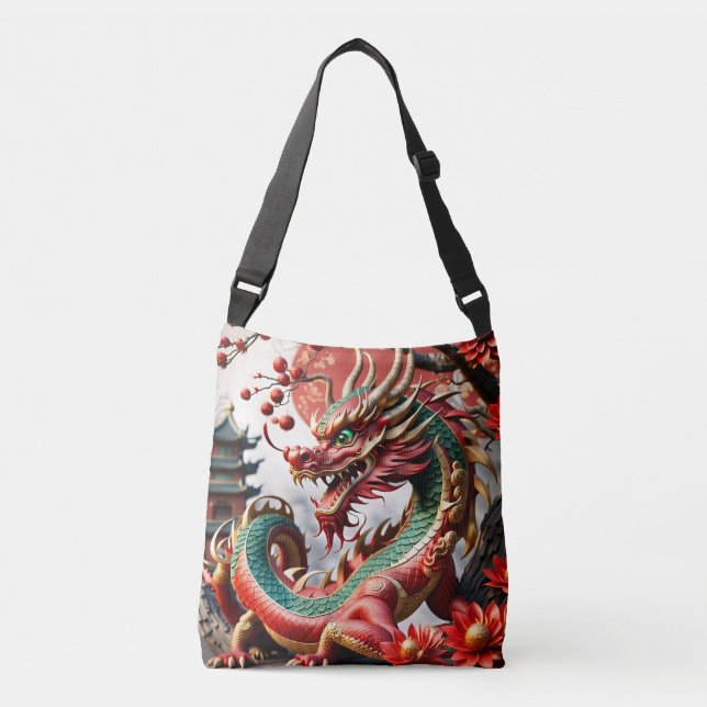 Chinese New Year Dragon 2024 CBBag02 Crossbody Bag (Front)