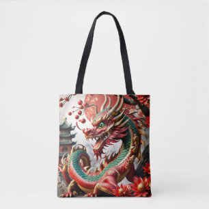 Chinese New Year Dragon 2024 TB012 Tote Bag