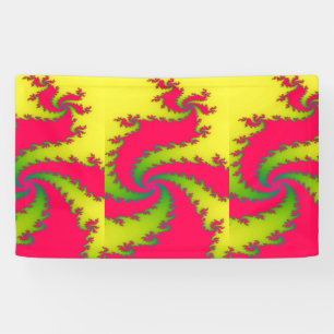 Chinese New Year Dragon Fractal Banner