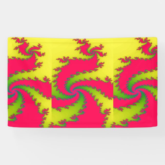 Chinese New Year Dragon Fractal Banner (Horizontal)