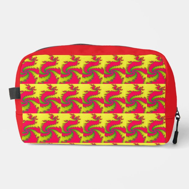 Chinese New Year Dragon Fractal Dopp Kit (Front)