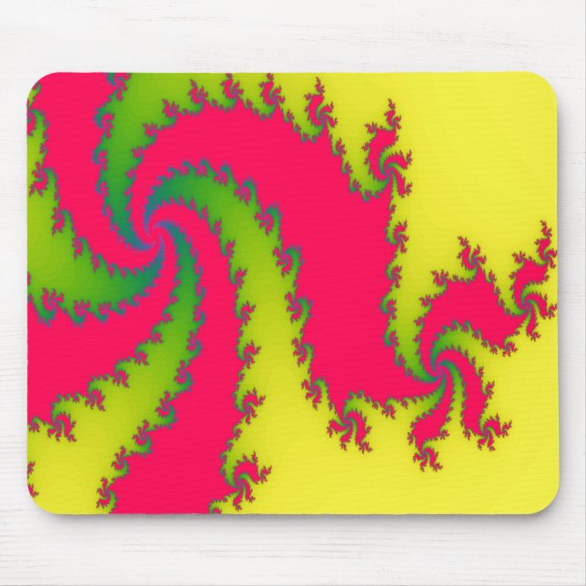 Chinese New Year Dragon Fractal Mousepad (Front)