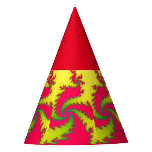 Chinese New Year Dragon Fractal Party Hat