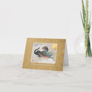 Chinese New Year Dragon Holiday Card