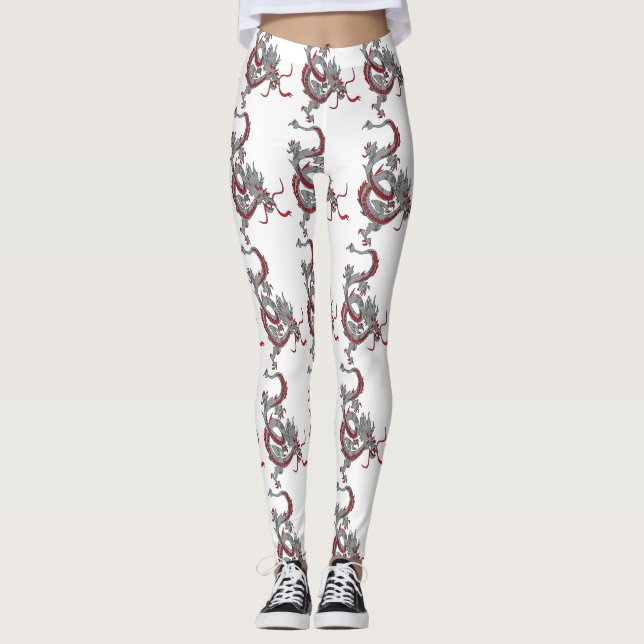 Chinese New Year Dragon Leggings (Front)