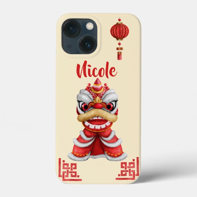 Chinese New Year Dragon Personalised Case-Mate iPhone Case (Back)