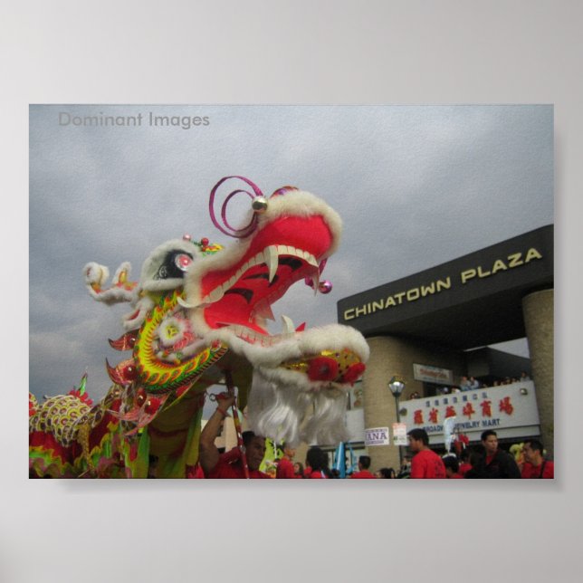 Chinese New Year Dragon Poster (Front)