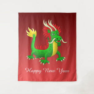 Chinese New Year Dragon Tapestry