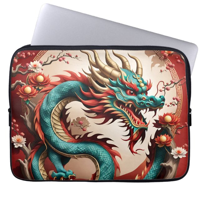 Chinese New Year Dragon Zodiac Birthday LaptopS01 Laptop Sleeve (Front)