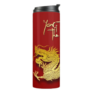 Chinese New Year Dragon Zodiac Birthday TT Thermal Tumbler