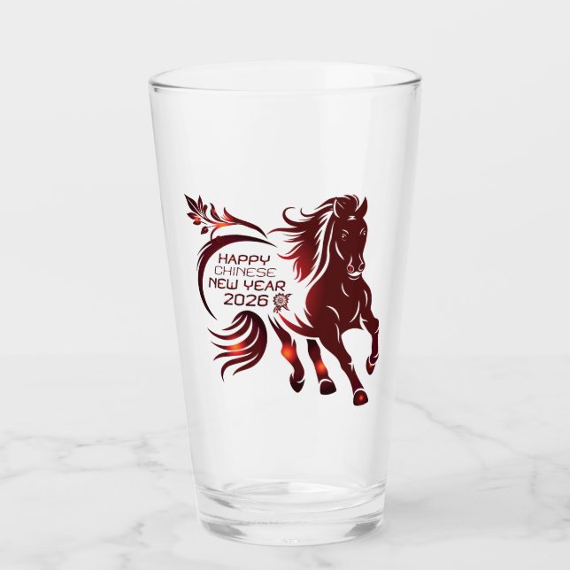 CHINESE NEW YEAR Drinkware Glass (Front)