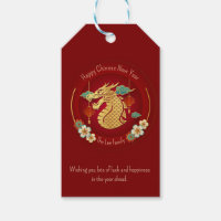 Chinese New Year Gift Tag (Year of the Dragon) CNY