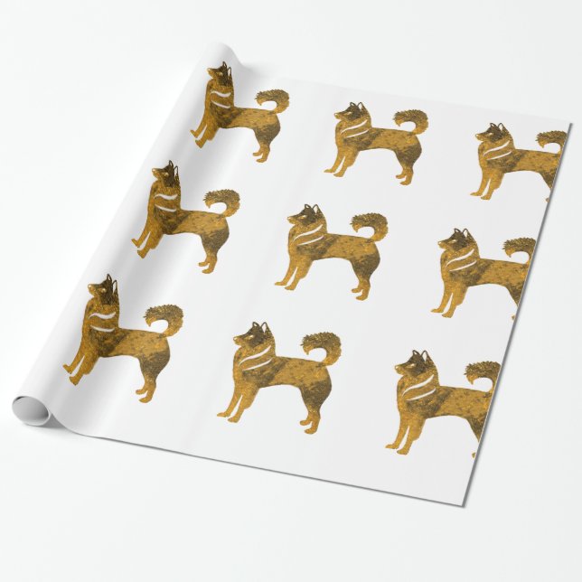 Chinese New Year Glossy Wrapping Paper (Unrolled)