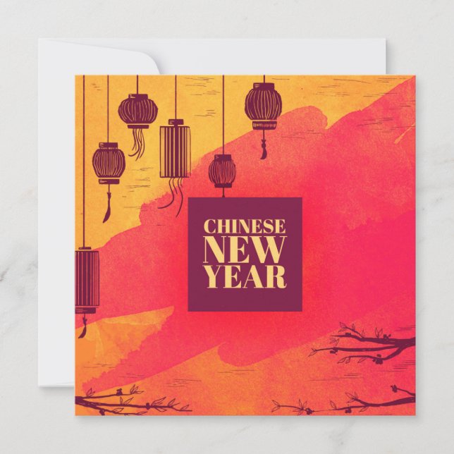 Chinese New Year Holiday Card (Front)