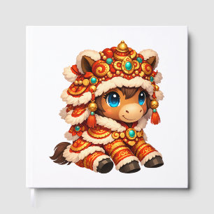 Chinese New Year Horse 2026 Zodiac Guest Book