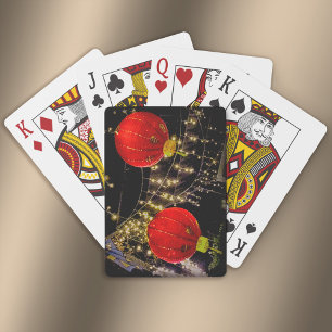 Chinese New Year Lanterns Playing Cards