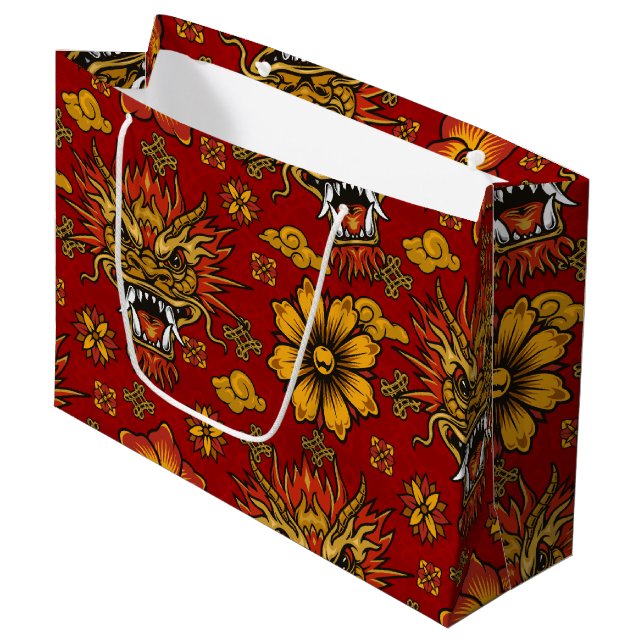 Chinese New Year Large Gift Bag (Front Angled)