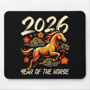 Chinese New Year Lunar Year Of The Horse 2026 Mouse Mat