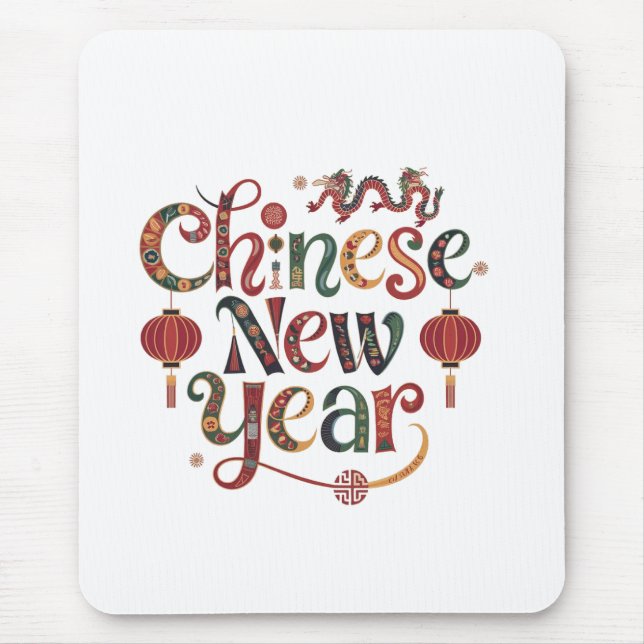 Chinese New year Mouse Mat (Front)