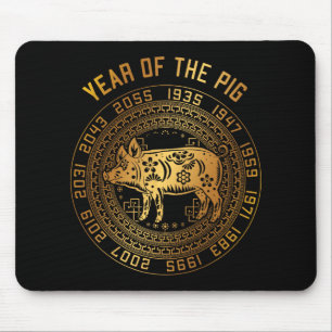 Chinese New Year Of G Chinese Zodiac Year 2031 Mouse Mat