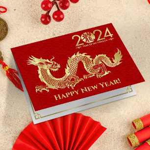 Chinese New year of the Dragon 2024 Card