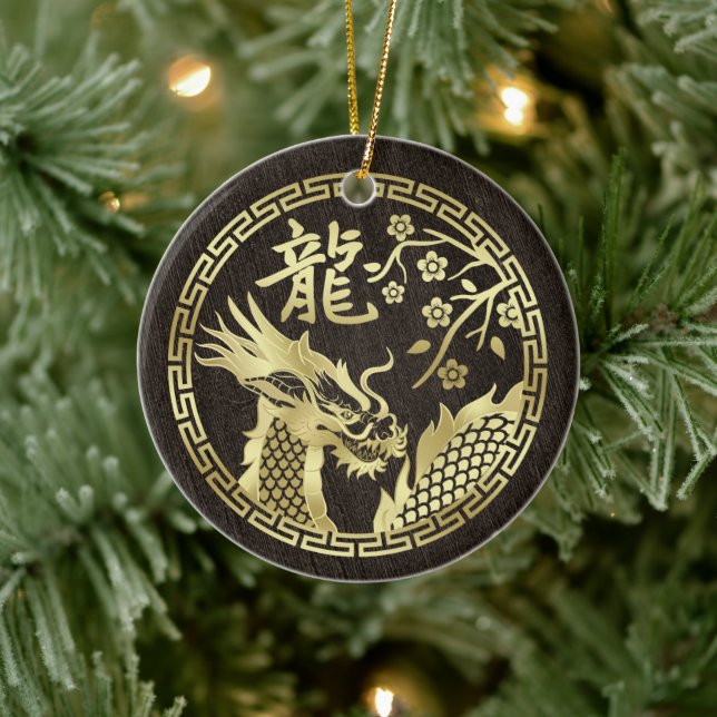 Chinese New year of the Dragon 2024 Ceramic Tree Decoration (Tree)