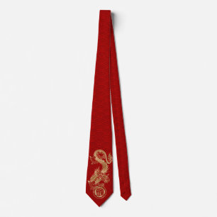 Chinese New year of the Dragon 2024 Tie