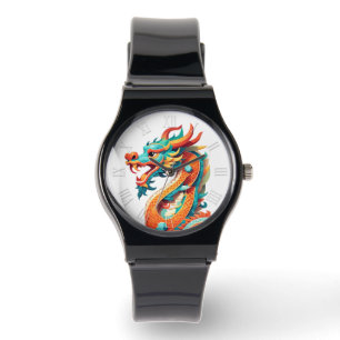 Chinese New Year of the Dragon Zodiac Birthday W Watch