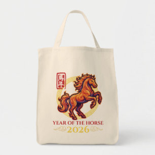 Chinese New Year of The Fire Horse 2026 - Asian Tote Bag