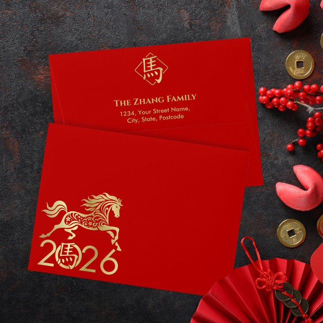 Chinese New year of the fire Horse 2026 Envelope (Creator Uploaded)