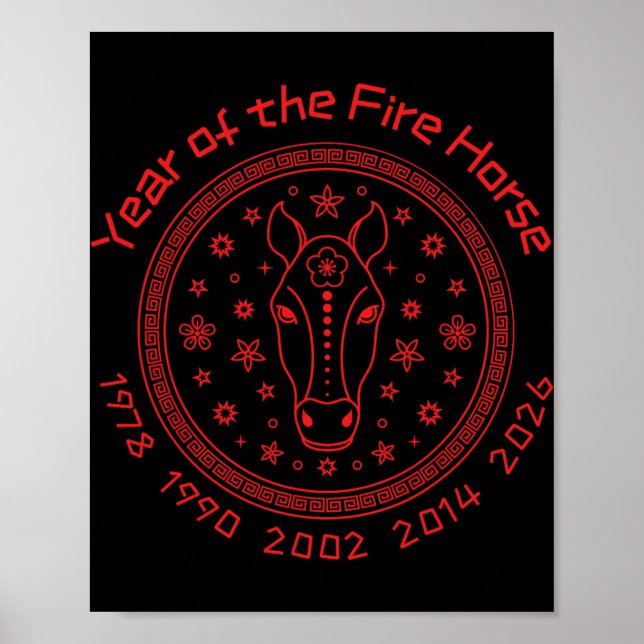 Chinese New Year Of The Fire Horse 2026  Poster (Front)